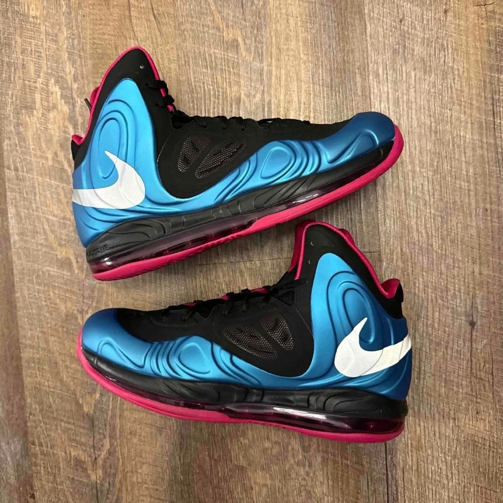 Nike Air Max Hyperposite Fireberry Blue Pink Black - Picture 2 of 11